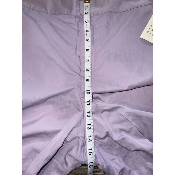Women's High-Rise Parachute Pants - A New Day Lavender Size 17. NWT. 16 - Picture 11 of 14